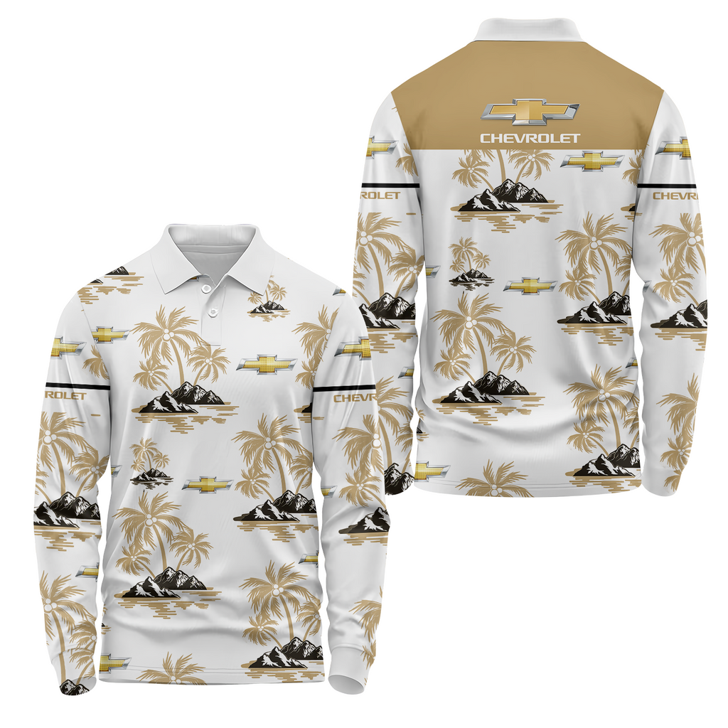 Chevrolet Long Sleeve Polo USPL1014