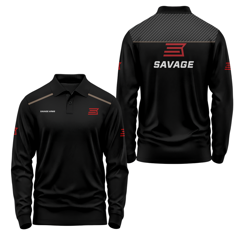 Savage Arms Long Sleeve Polo USPL2194