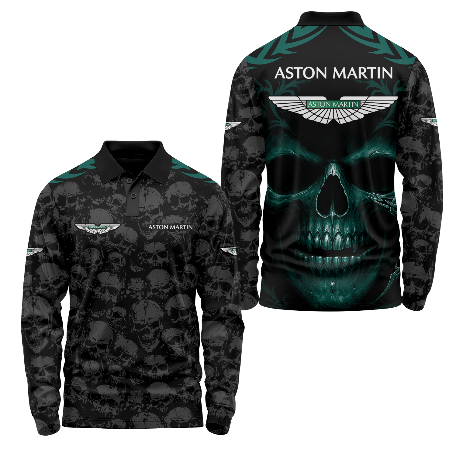 Aston Martin Long Sleeve Polo USPL322