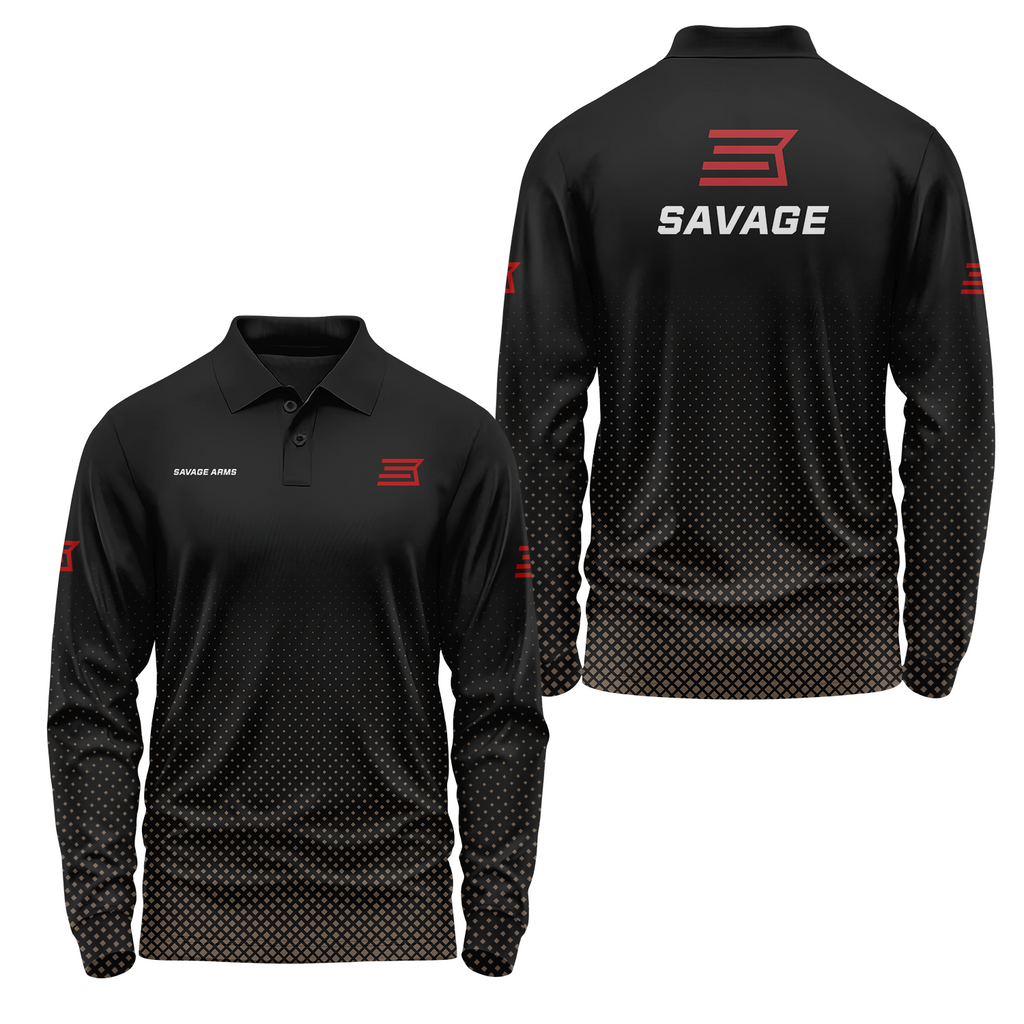 Savage Arms Long Sleeve Polo USPL2193