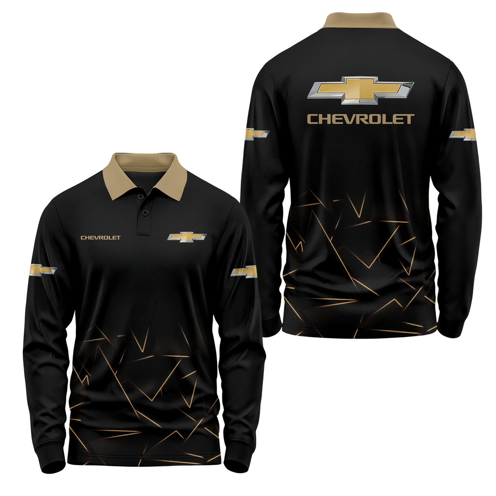 Chevrolet Long Sleeve Polo USPL1023