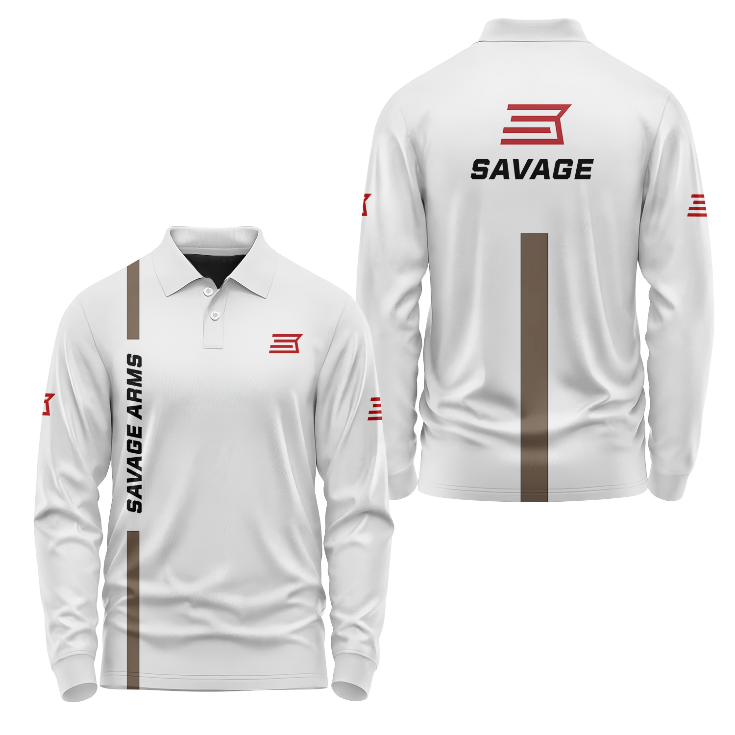 Savage Arms Long Sleeve Polo USPL2191
