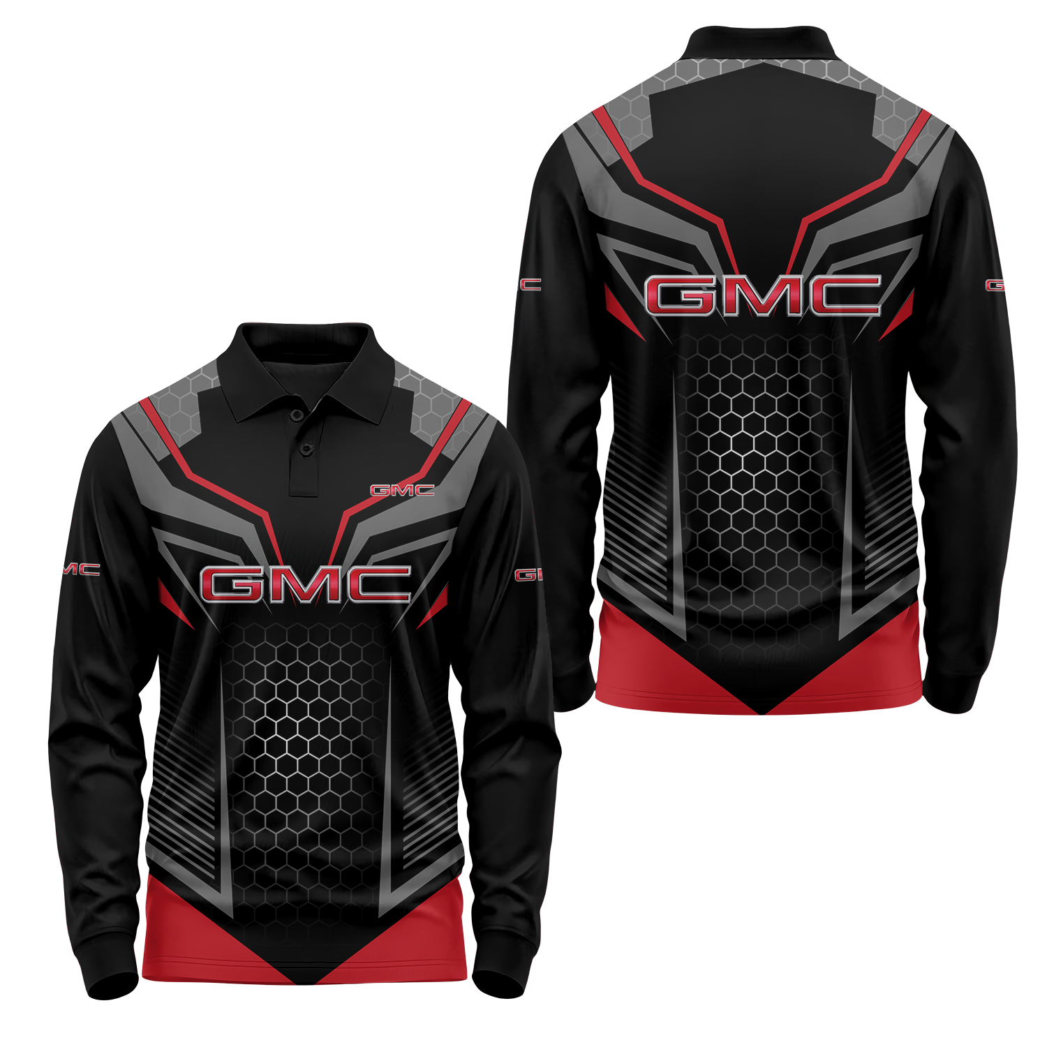 GMC Long Sleeve Polo USPL1489