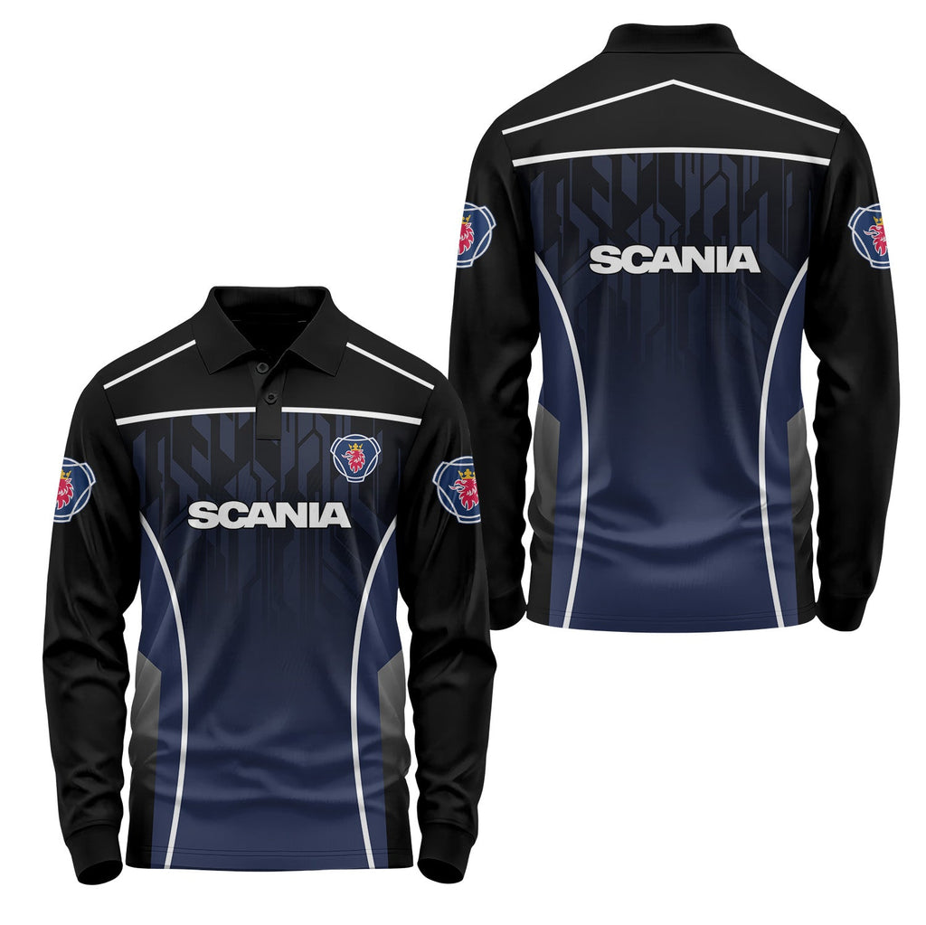 Scania Long Sleeve Polo USPL1640