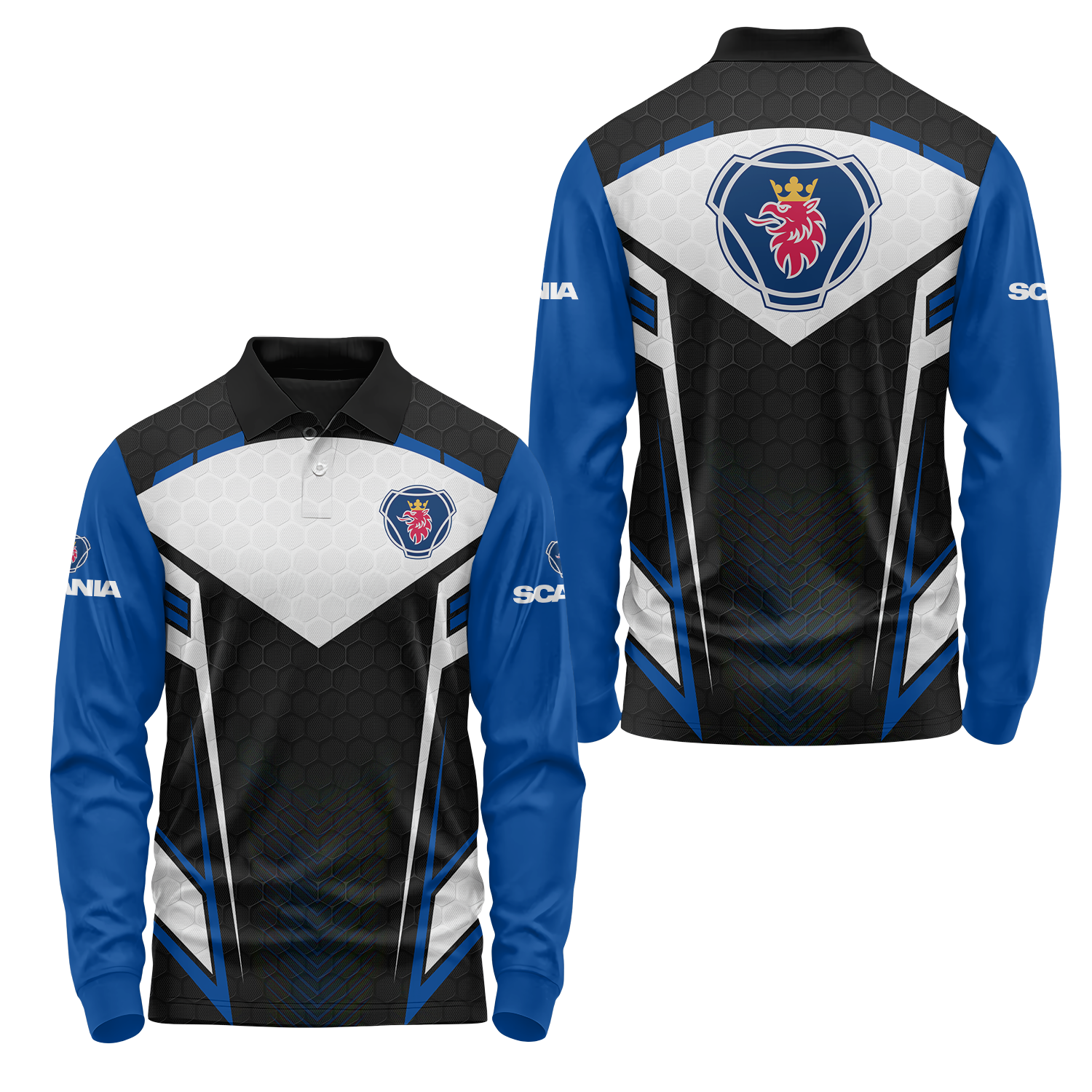 Scania Long Sleeve Polo USPL1619