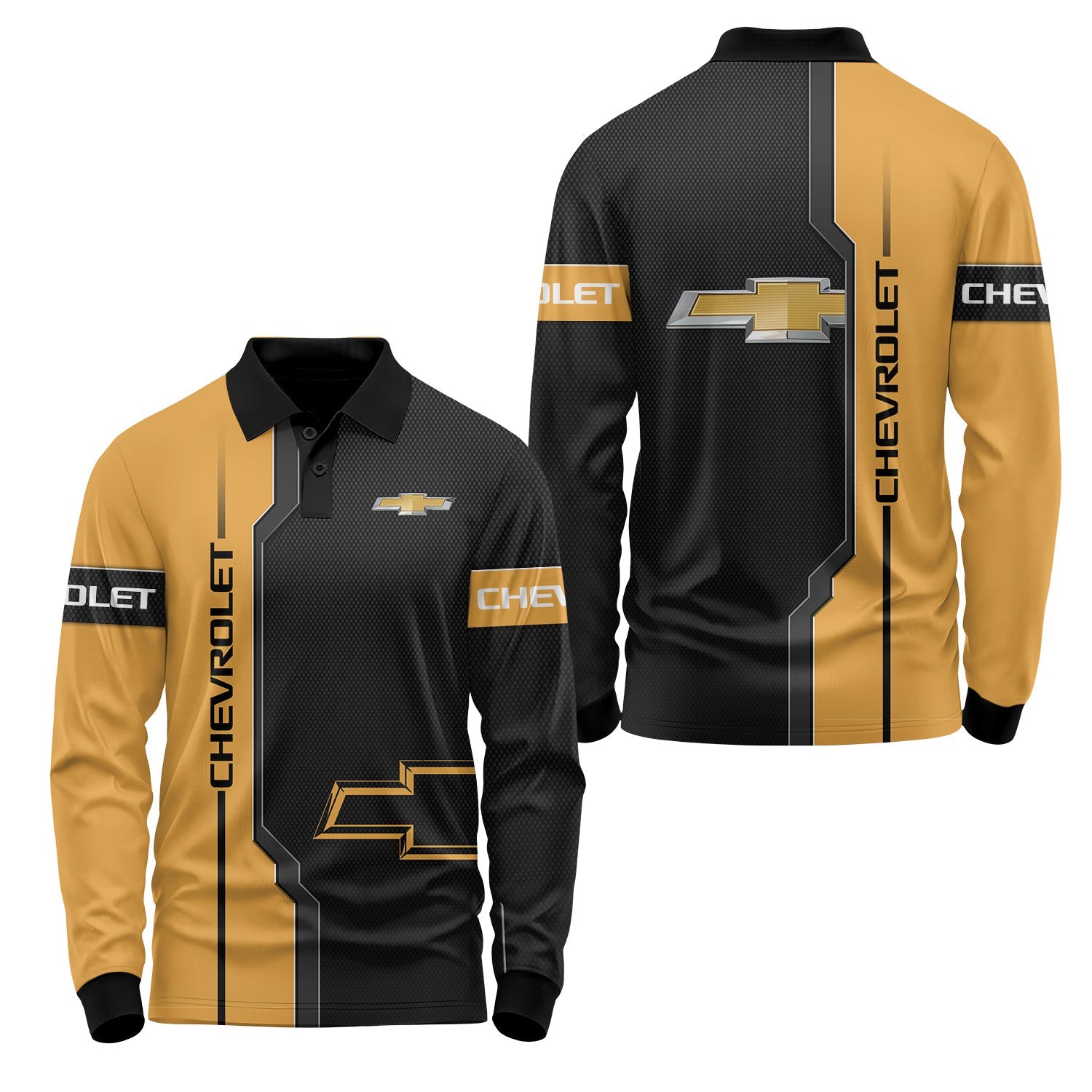 Chevrolet Long Sleeve Polo USPL993