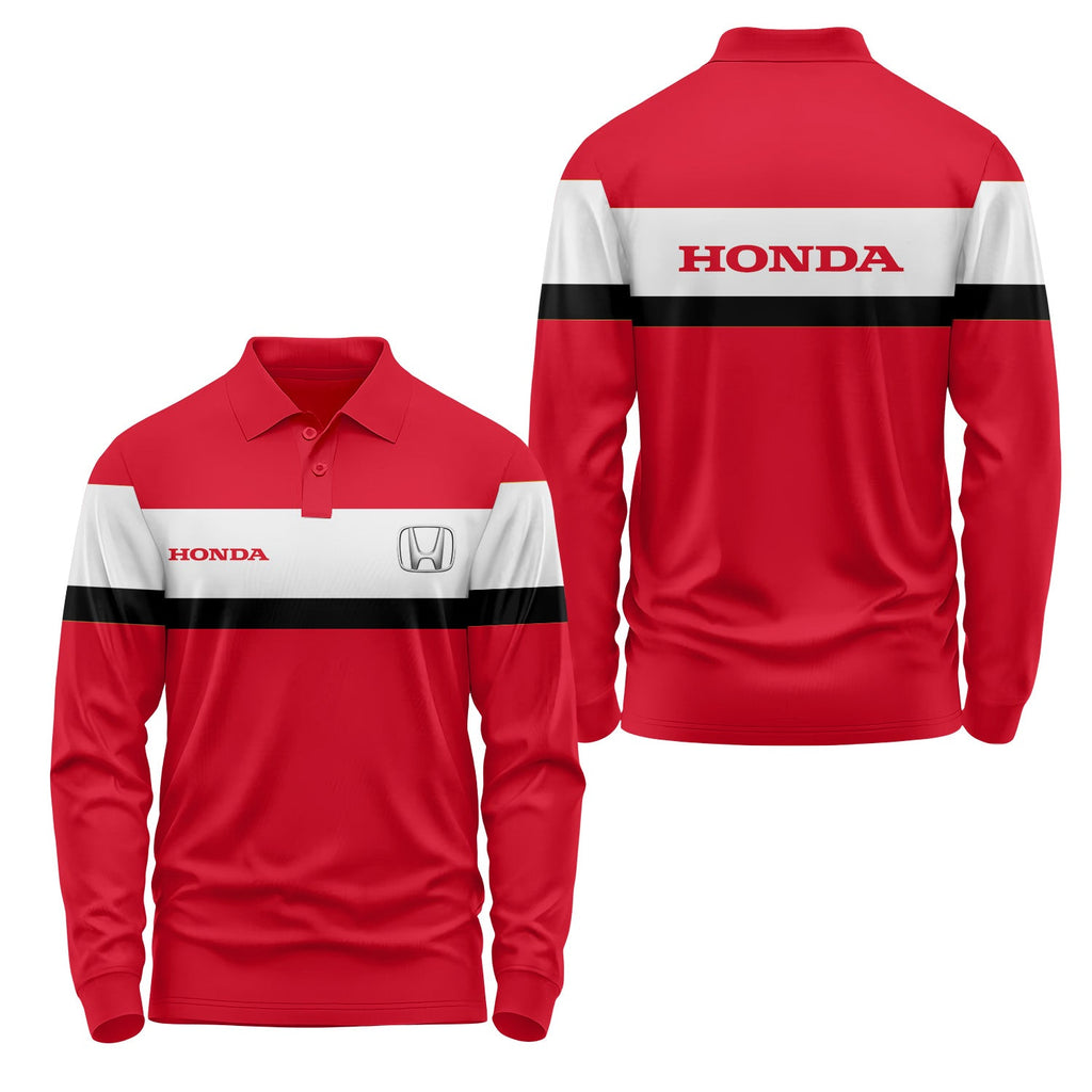 Honda Long Sleeve Polo USPL1081