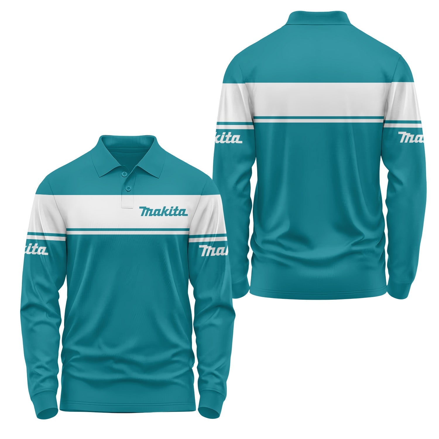 Makita Long Sleeve Polo USPL1390