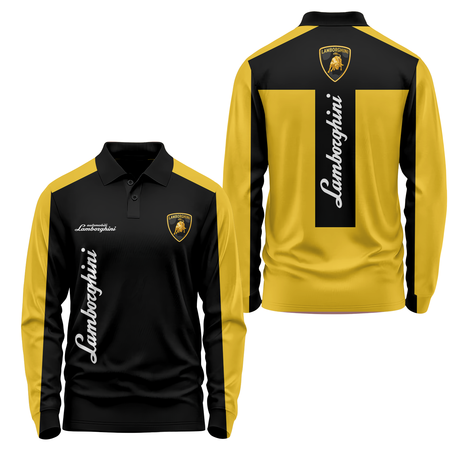 Lamborghini Long Sleeve Polo USPL725