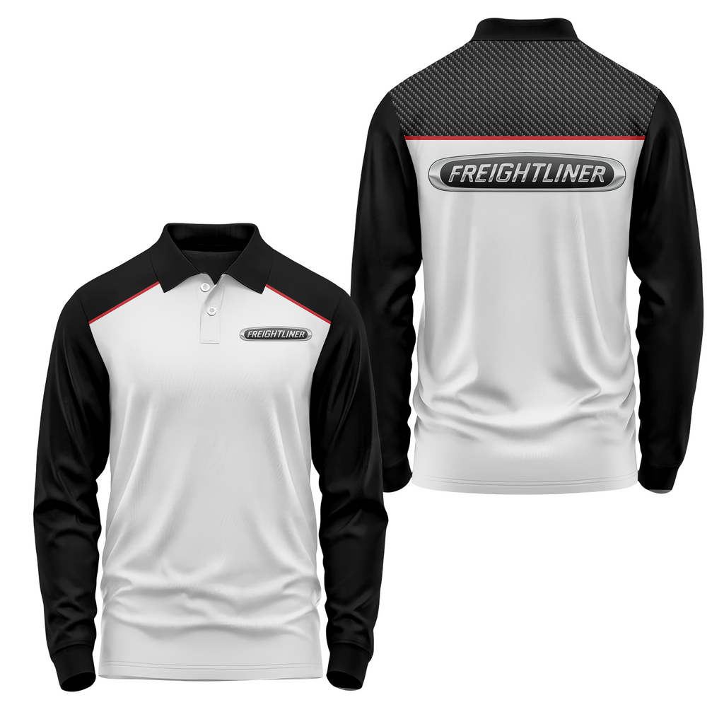 Freightliner Long Sleeve Polo USPL1685