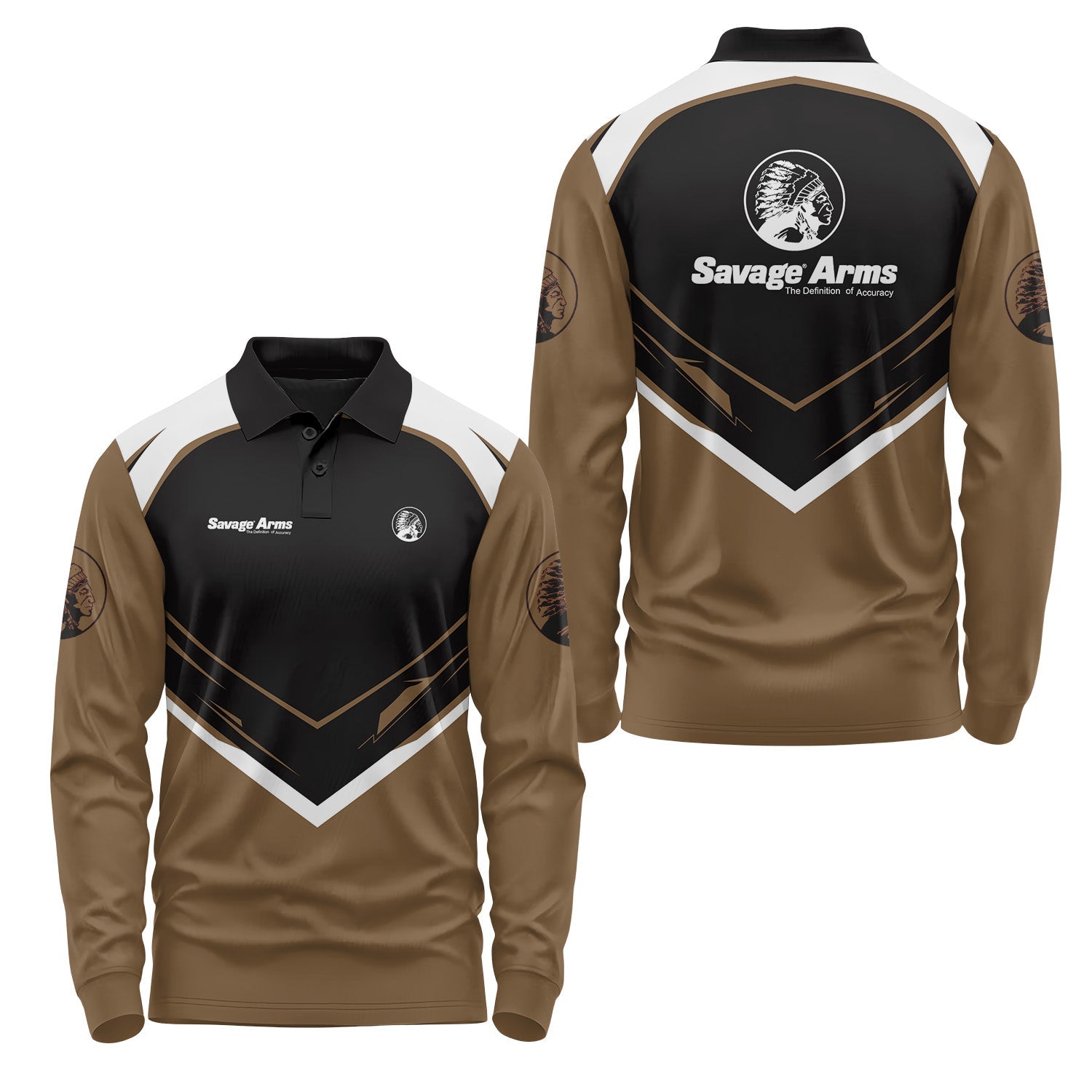 Savage Arms Long Sleeve Polo USPL2221