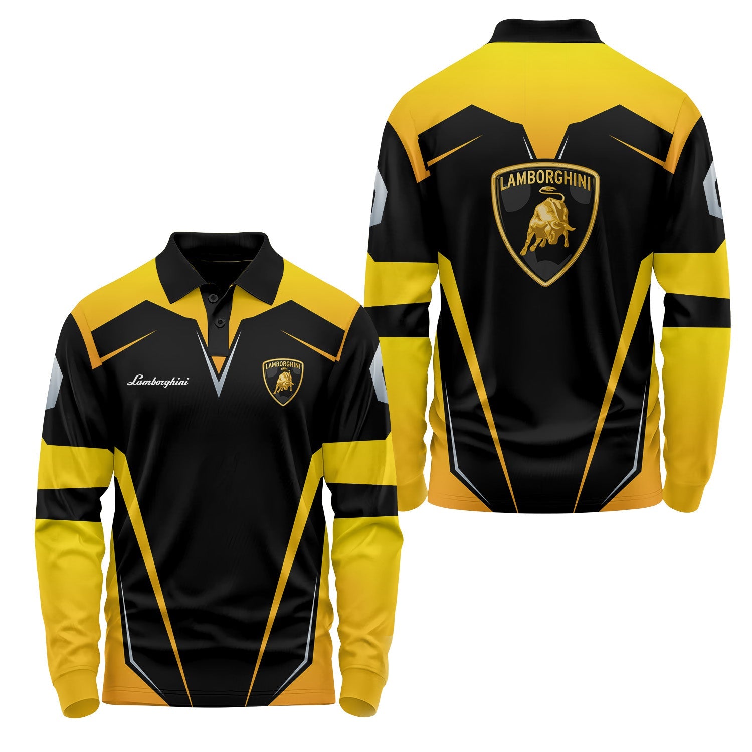 Lamborghini Long Sleeve Polo USPL694