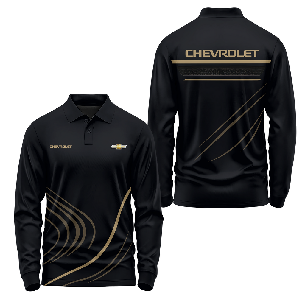 Chevrolet Long Sleeve Polo USPL1025