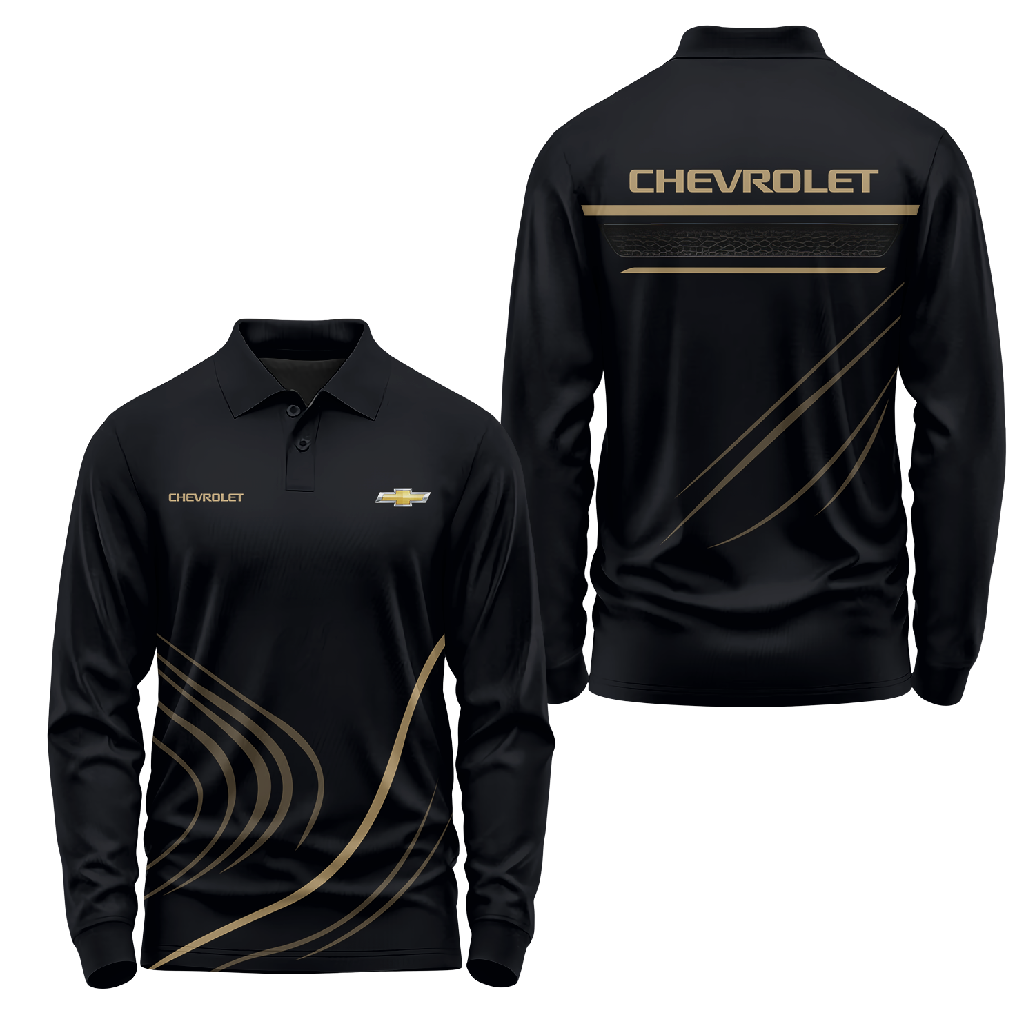 Chevrolet Long Sleeve Polo USPL1025