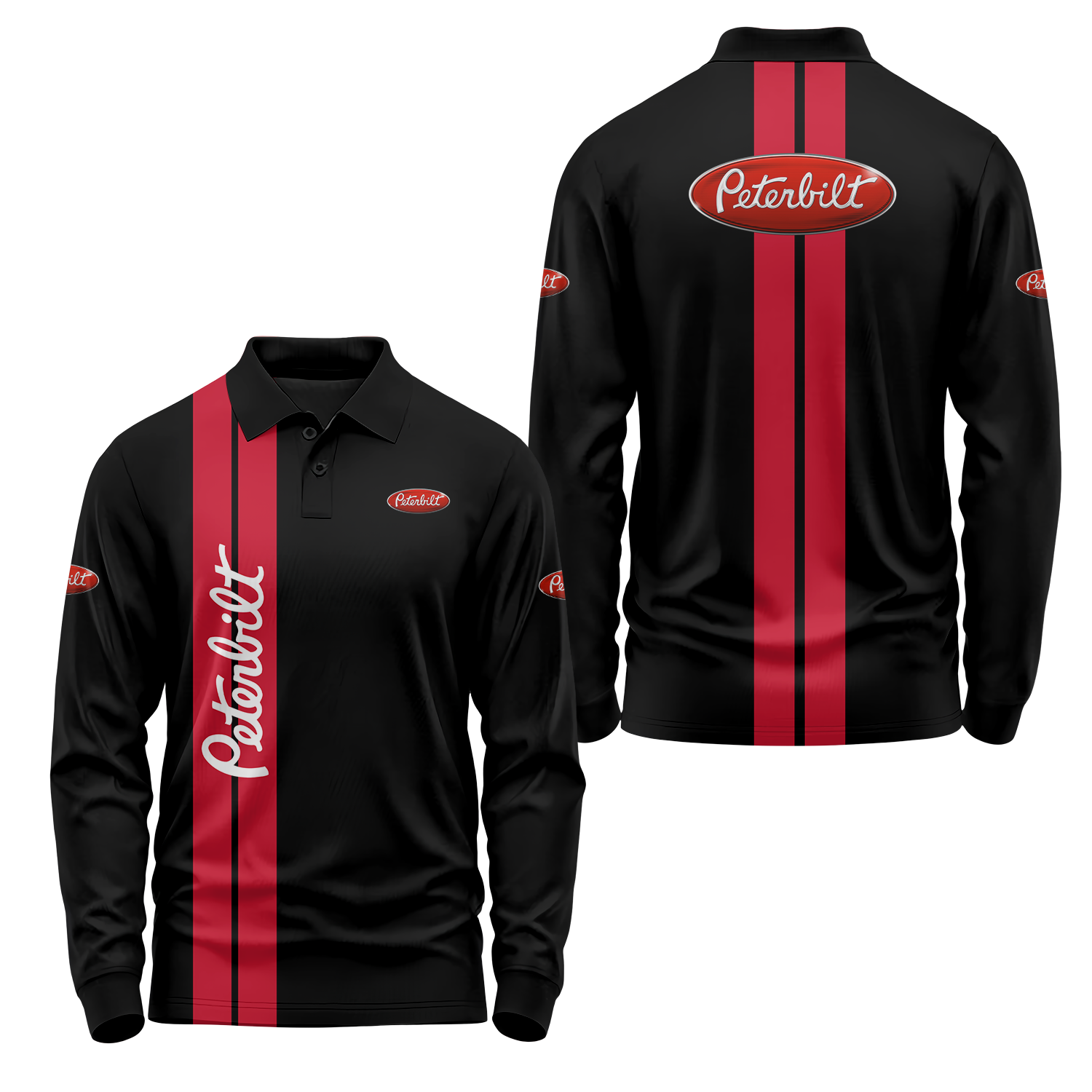 Peterbilt Long Sleeve Polo USPL1707