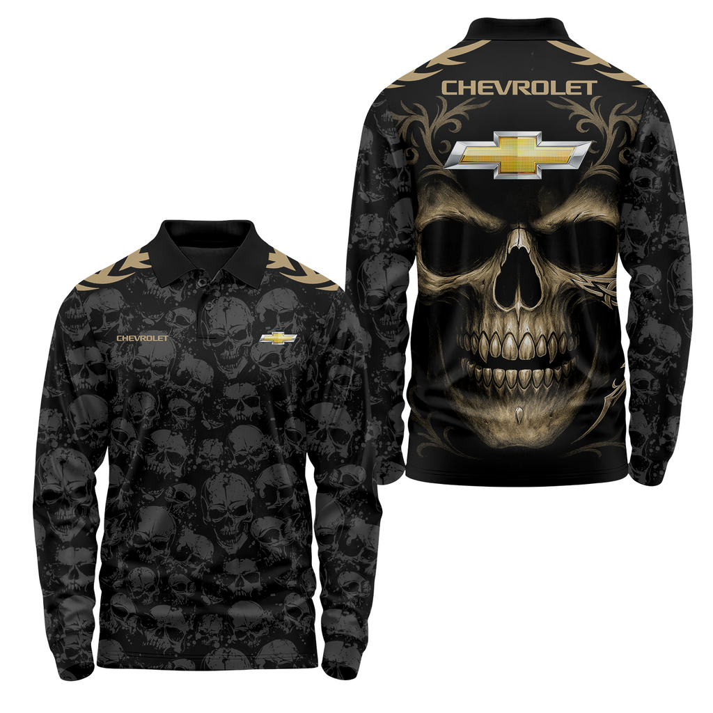 Chevrolet Long Sleeve Polo USPL1028