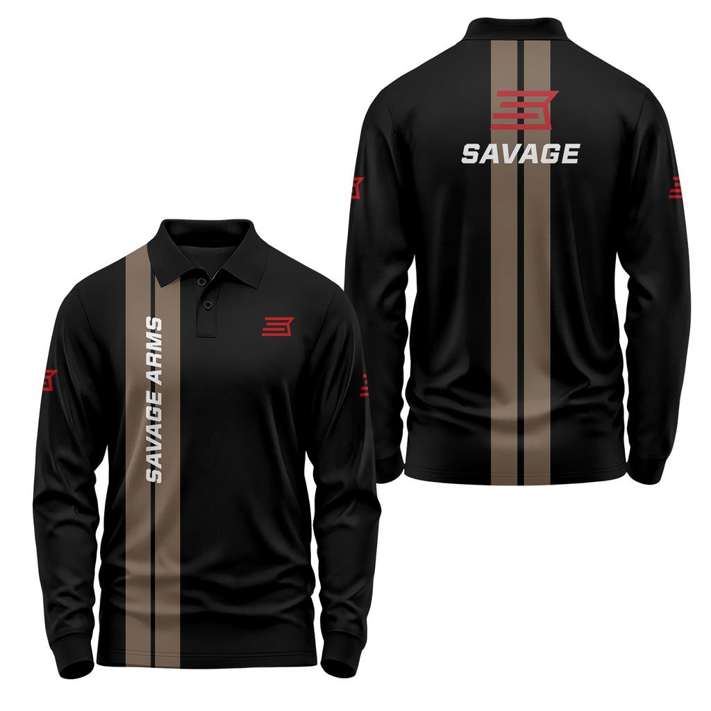 Savage Arms Long Sleeve Polo USPL2187