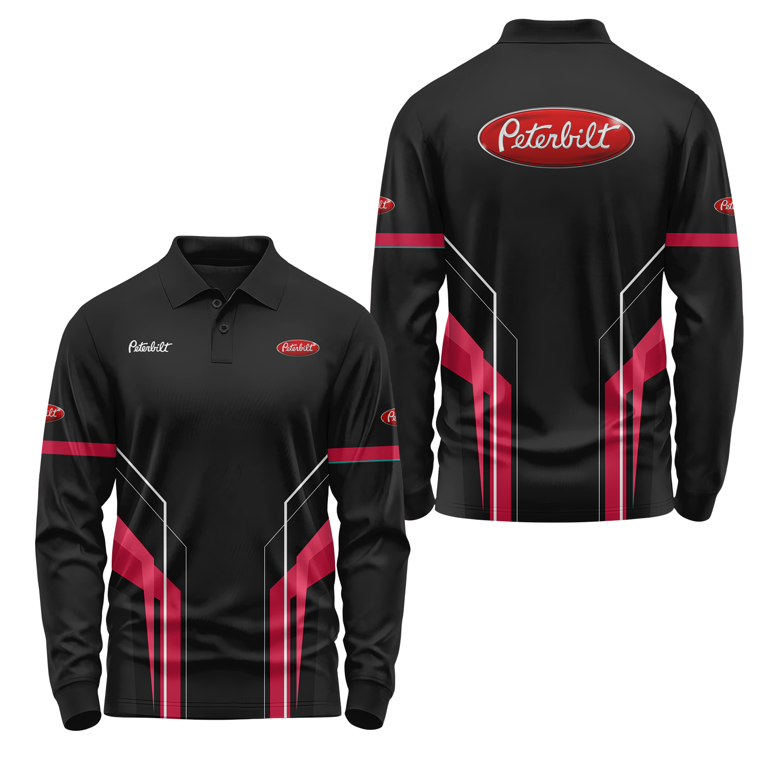 Peterbilt Long Sleeve Polo USPL1702