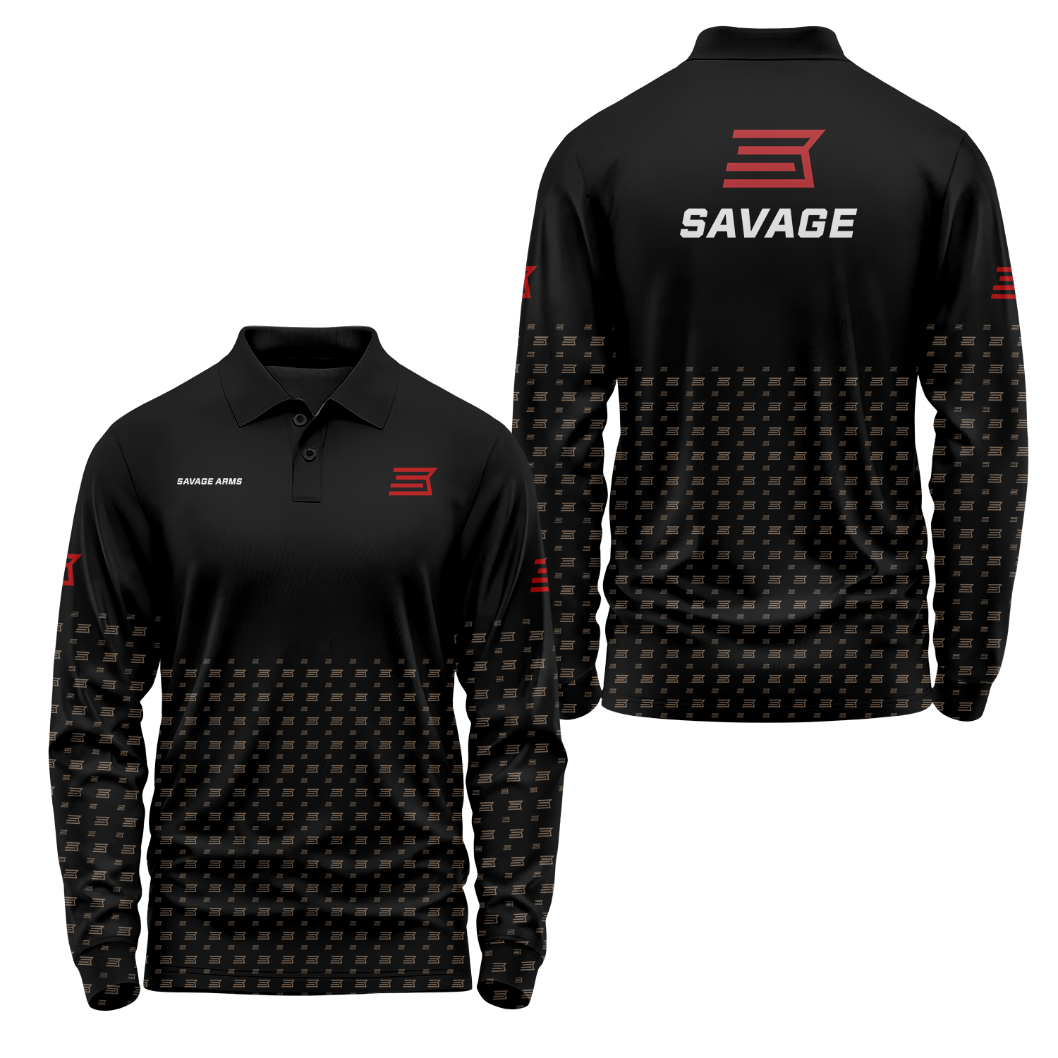 Savage Arms Long Sleeve Polo USPL2181
