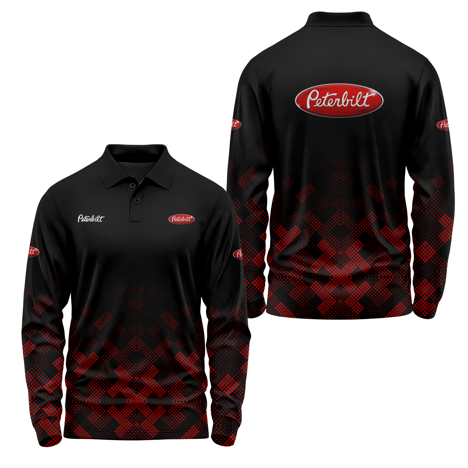 Peterbilt Long Sleeve Polo USPL1701