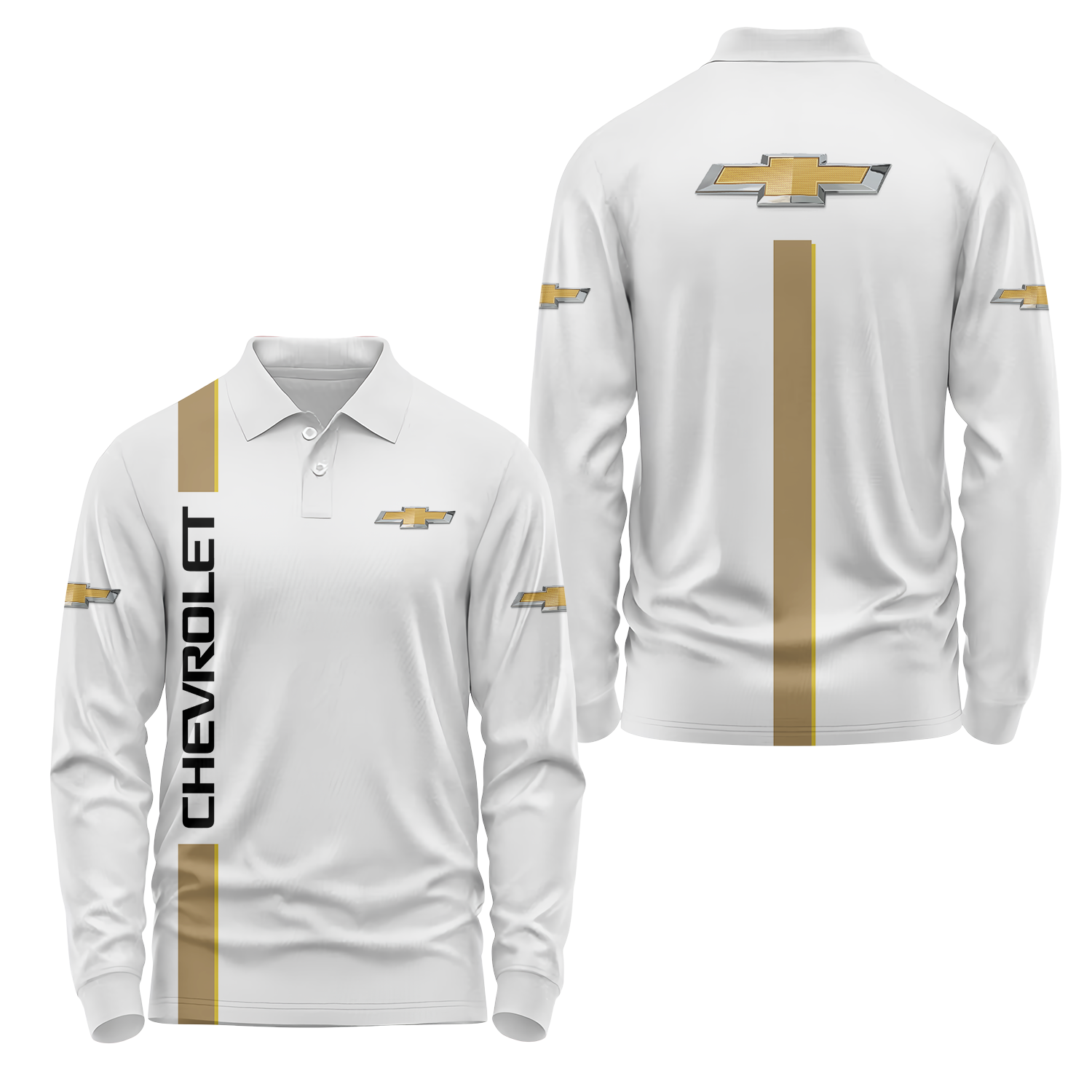 Chevrolet Long Sleeve Polo USPL1035