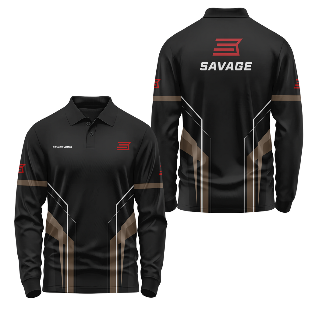 Savage Arms Long Sleeve Polo USPL2182