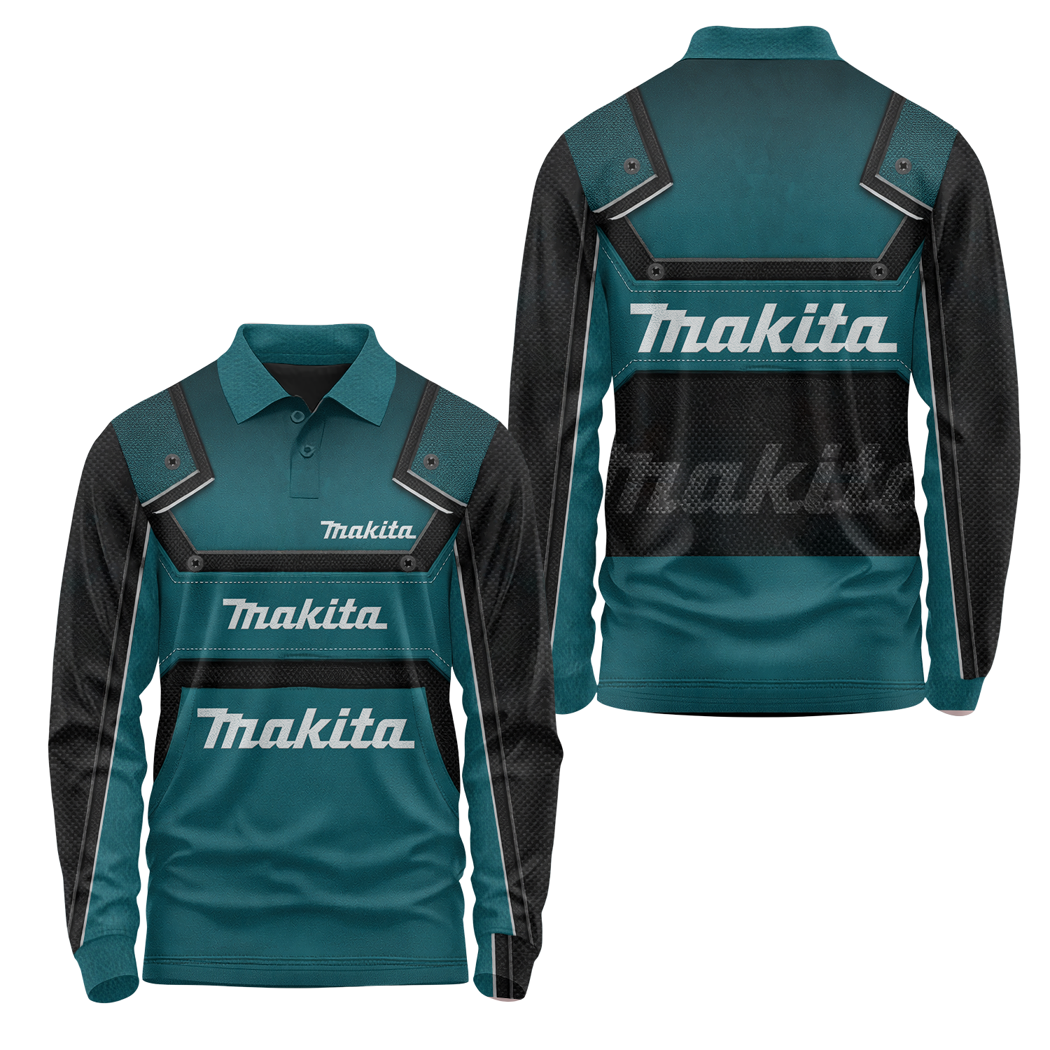 Makita Long Sleeve Polo USPL1387