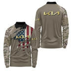 Kia Long Sleeve Polo USPL1235