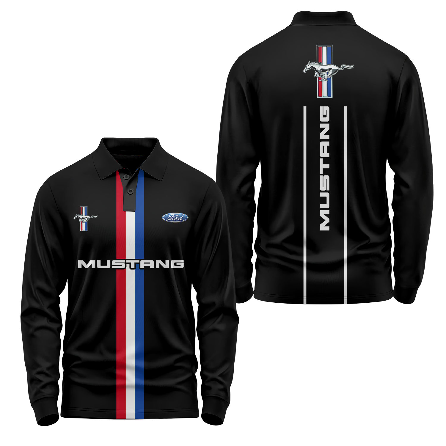 Ford Long Sleeve Polo USPL198
