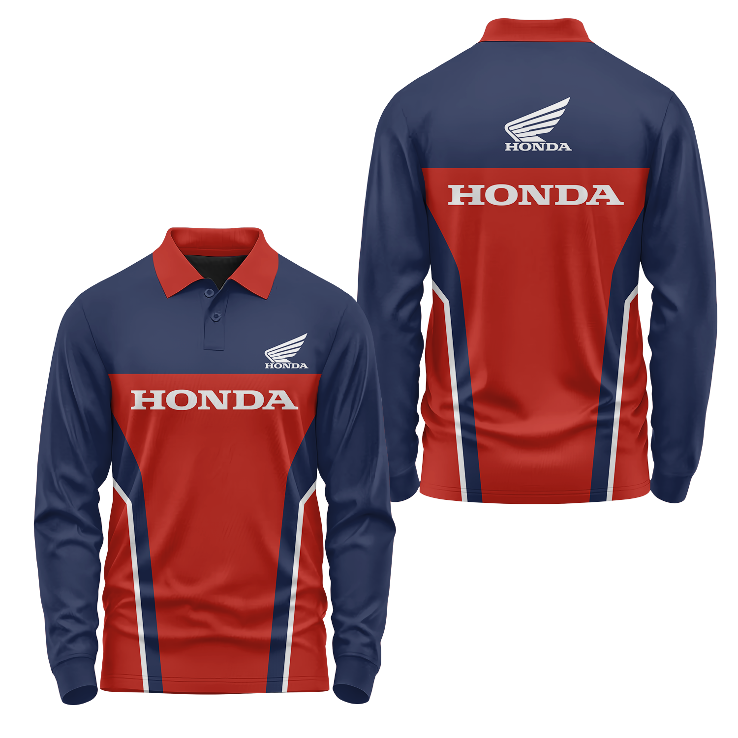 Honda Long Sleeve Polo USPL1044