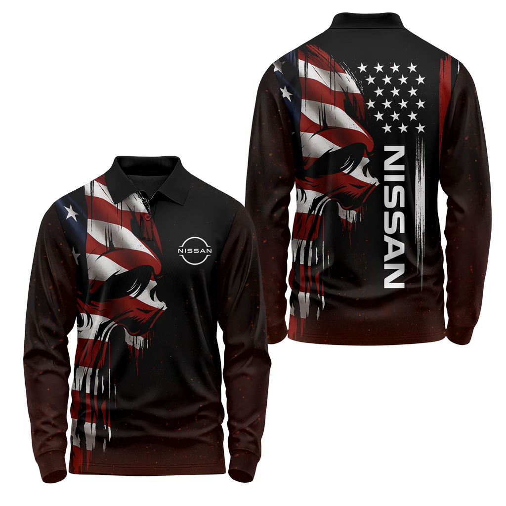 Nissan Long Sleeve Polo USPL1149