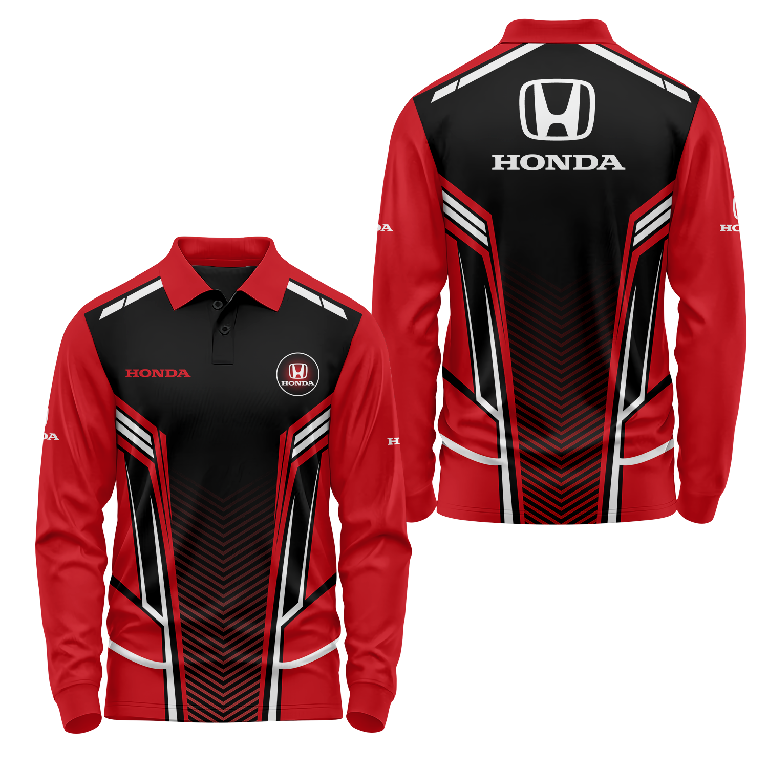 Honda Long Sleeve Polo USPL1070