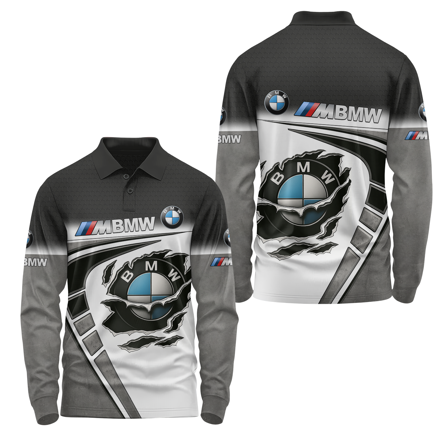 BMW Long Sleeve Polo USPL591