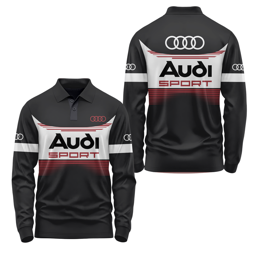 Audi Long Sleeve Polo USPL732