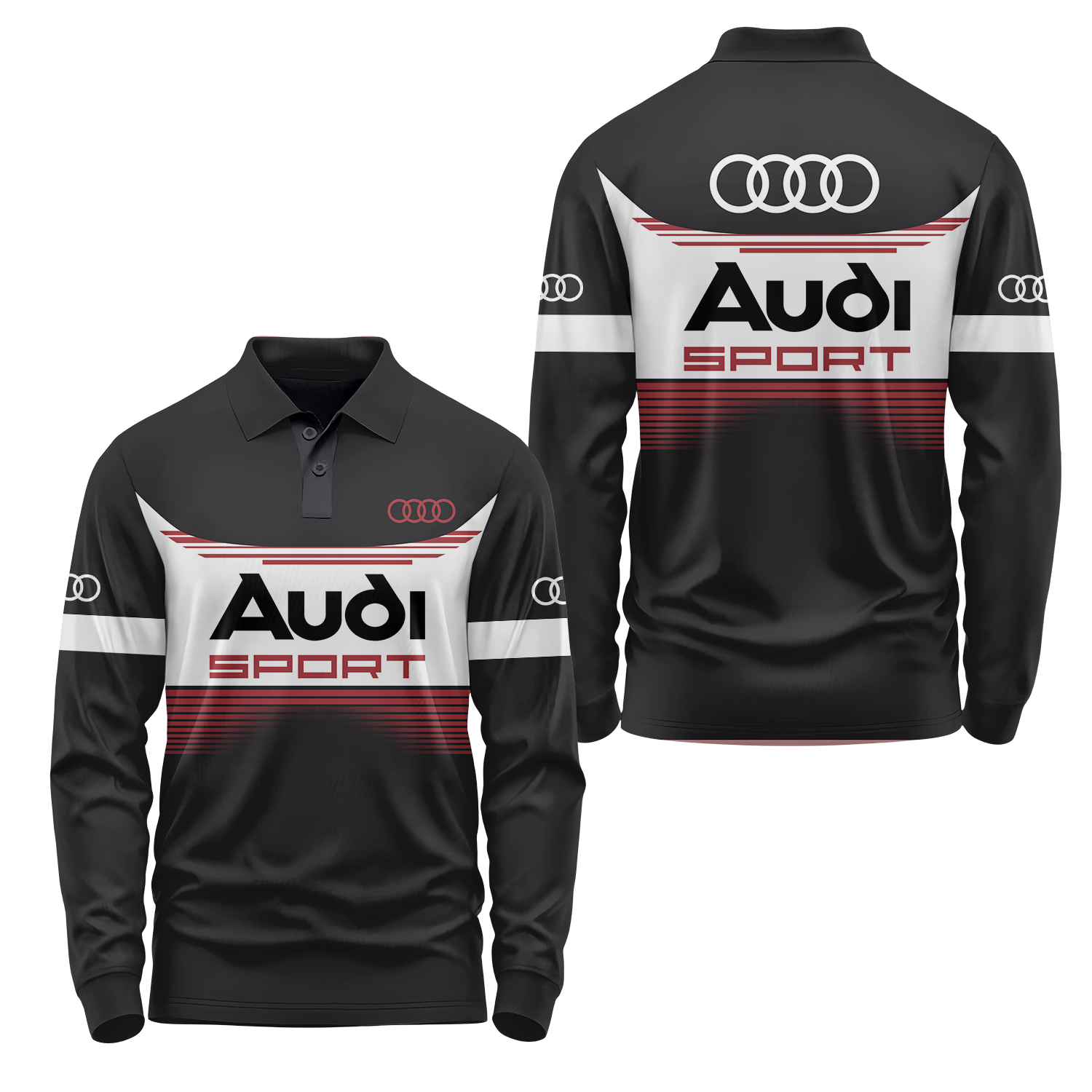 Audi Long Sleeve Polo USPL732