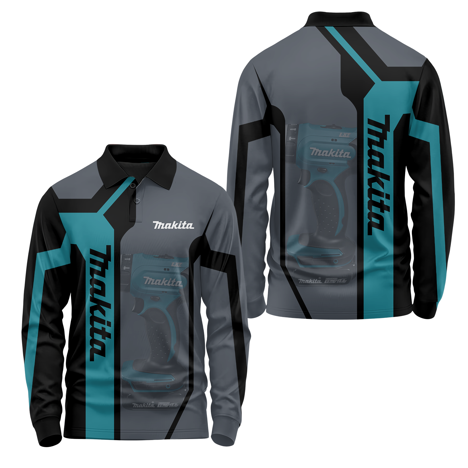Makita Long Sleeve Polo USPL1397