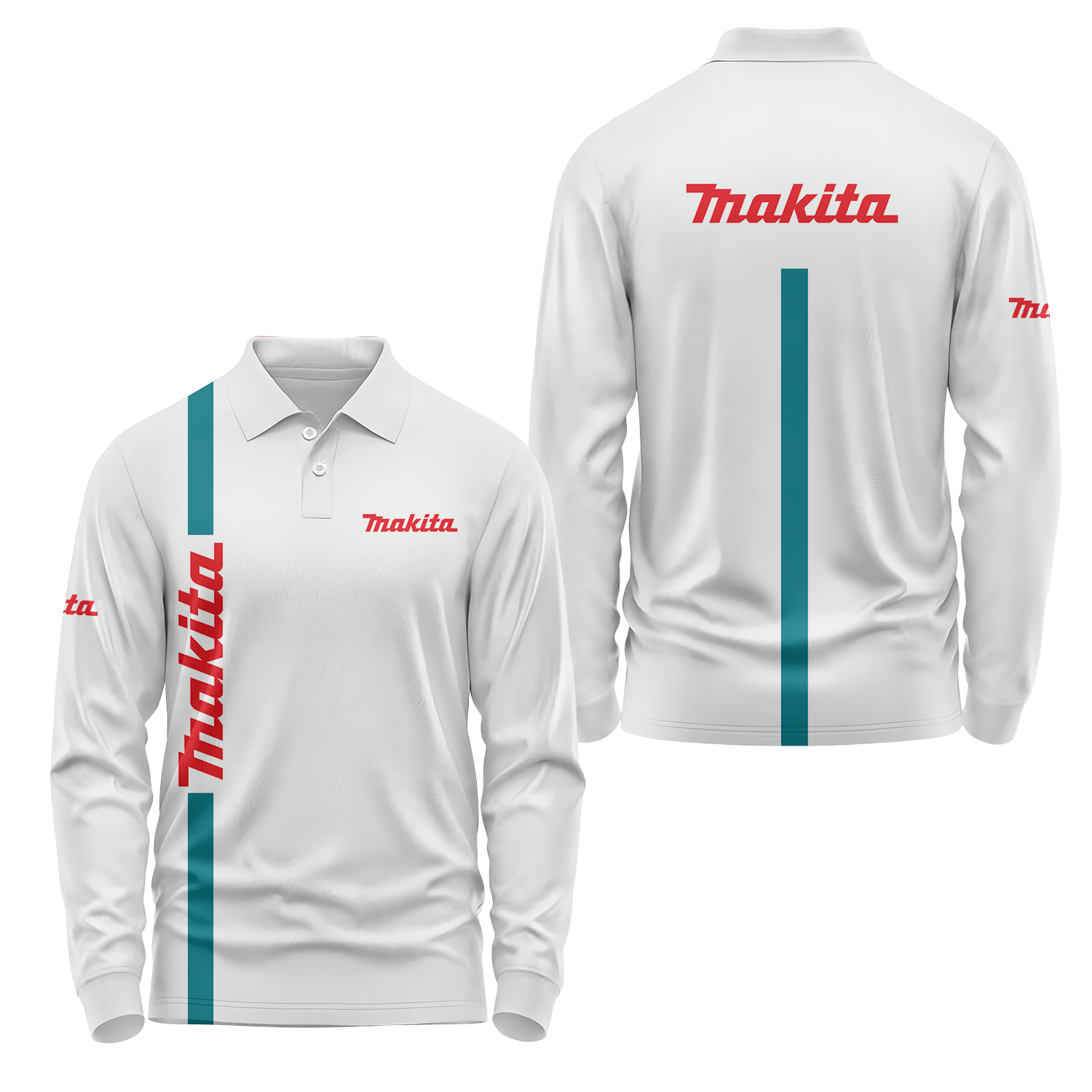 Makita Long Sleeve Polo USPL1412