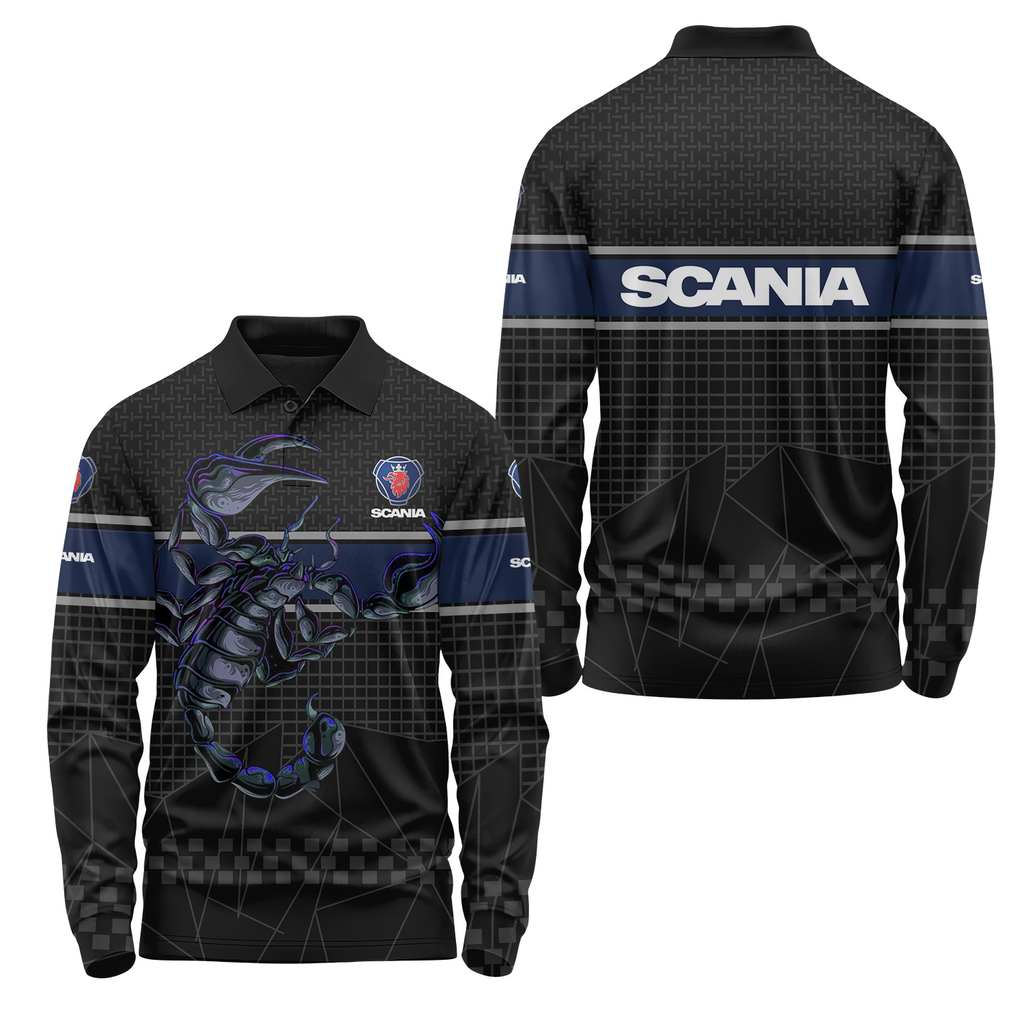 Scania Long Sleeve Polo USPL1600