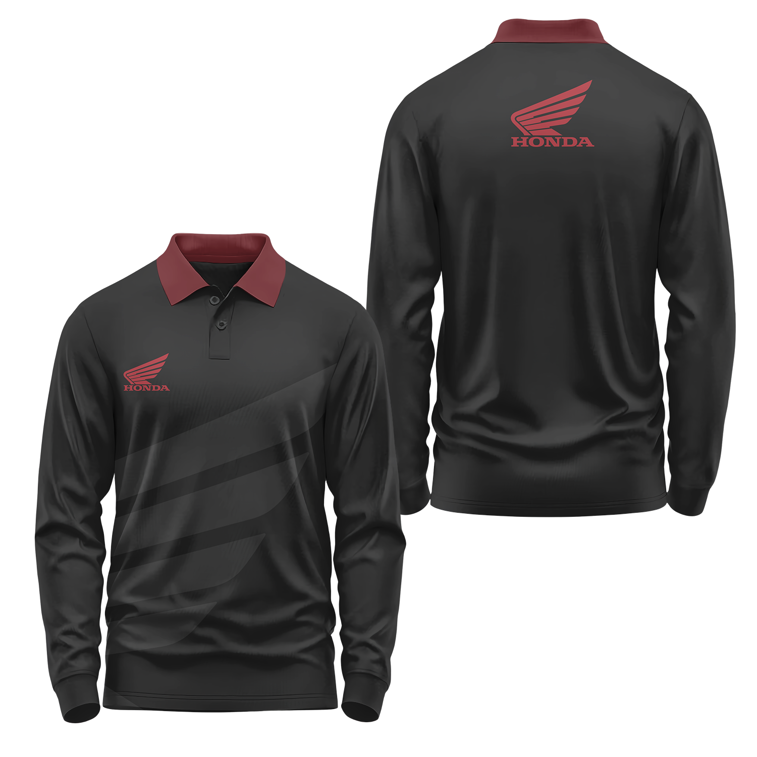 Honda Long Sleeve Polo USPL1043