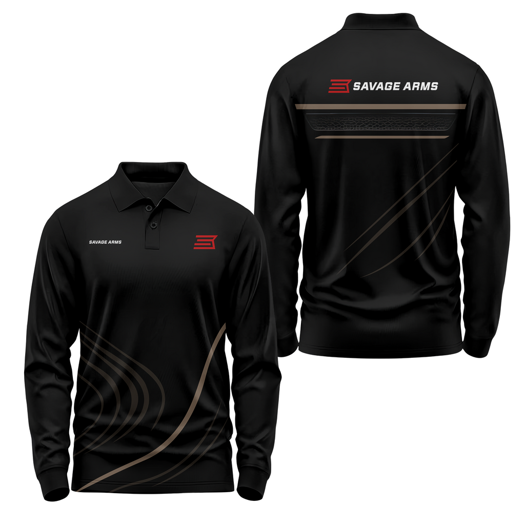 Savage Arms Long Sleeve Polo USPL2204