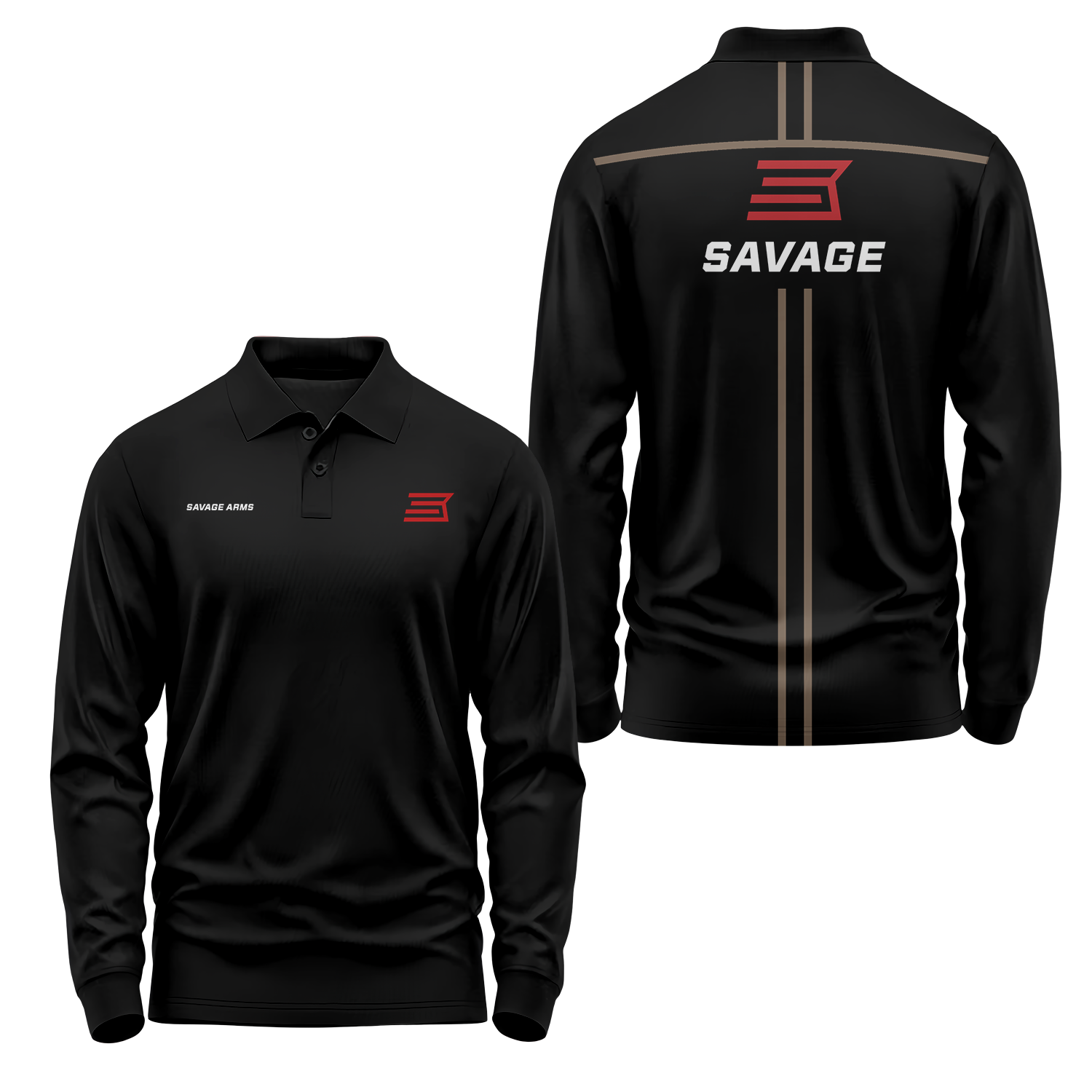 Savage Arms Long Sleeve Polo USPL2205