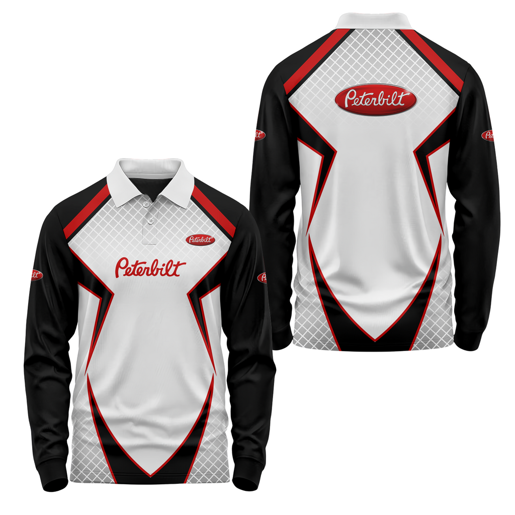 Peterbilt Long Sleeve Polo USPL1735