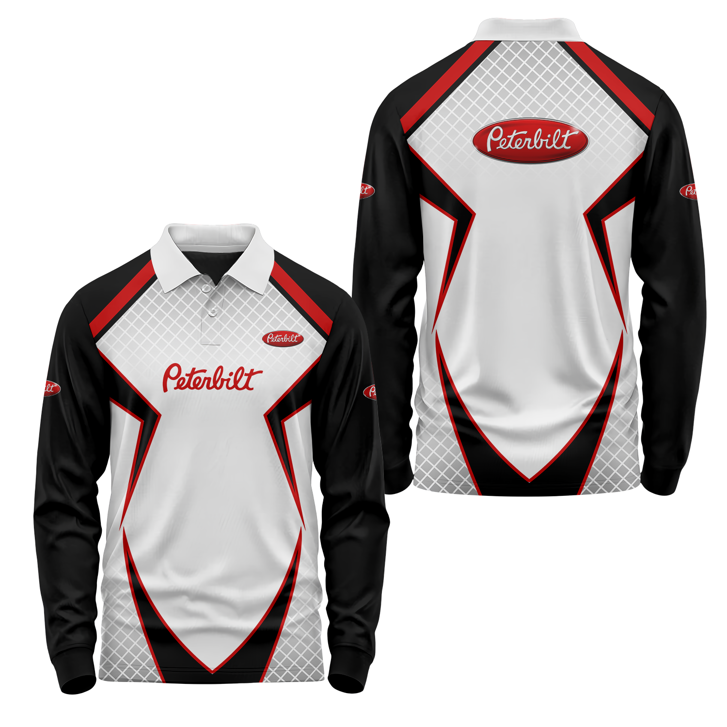 Peterbilt Long Sleeve Polo USPL1735
