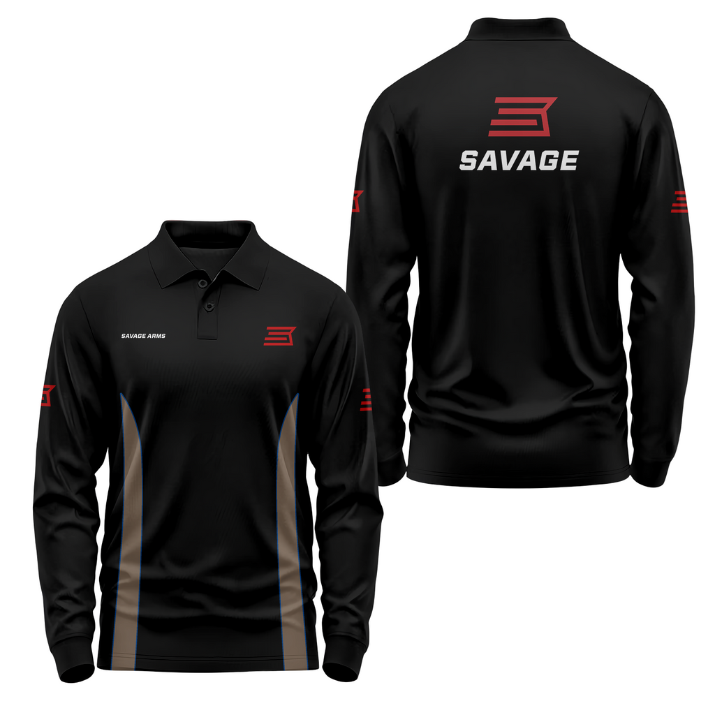 Savage Arms Long Sleeve Polo USPL2208