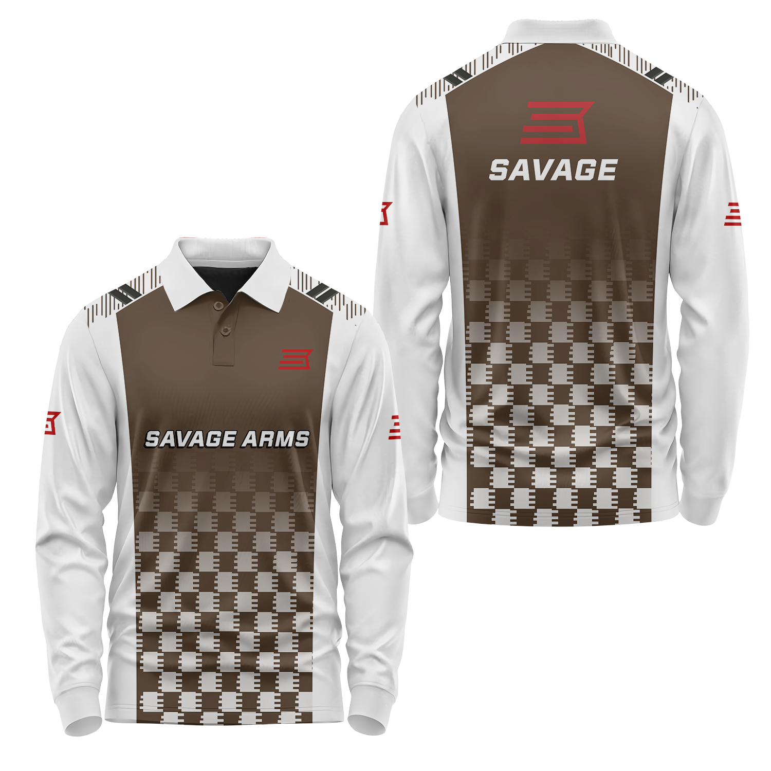 Savage Arms Long Sleeve Polo USPL2218