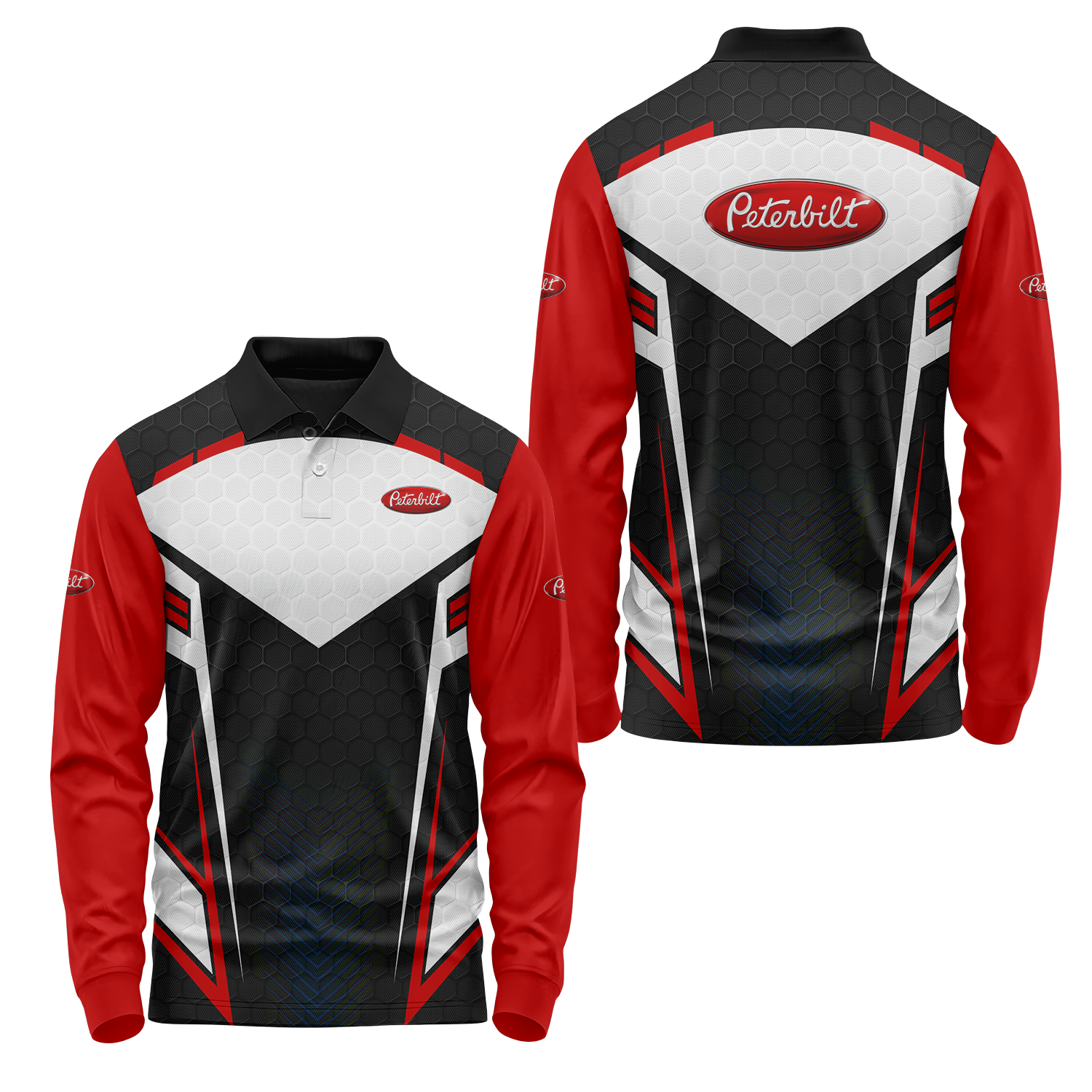 Peterbilt Long Sleeve Polo USPL1733