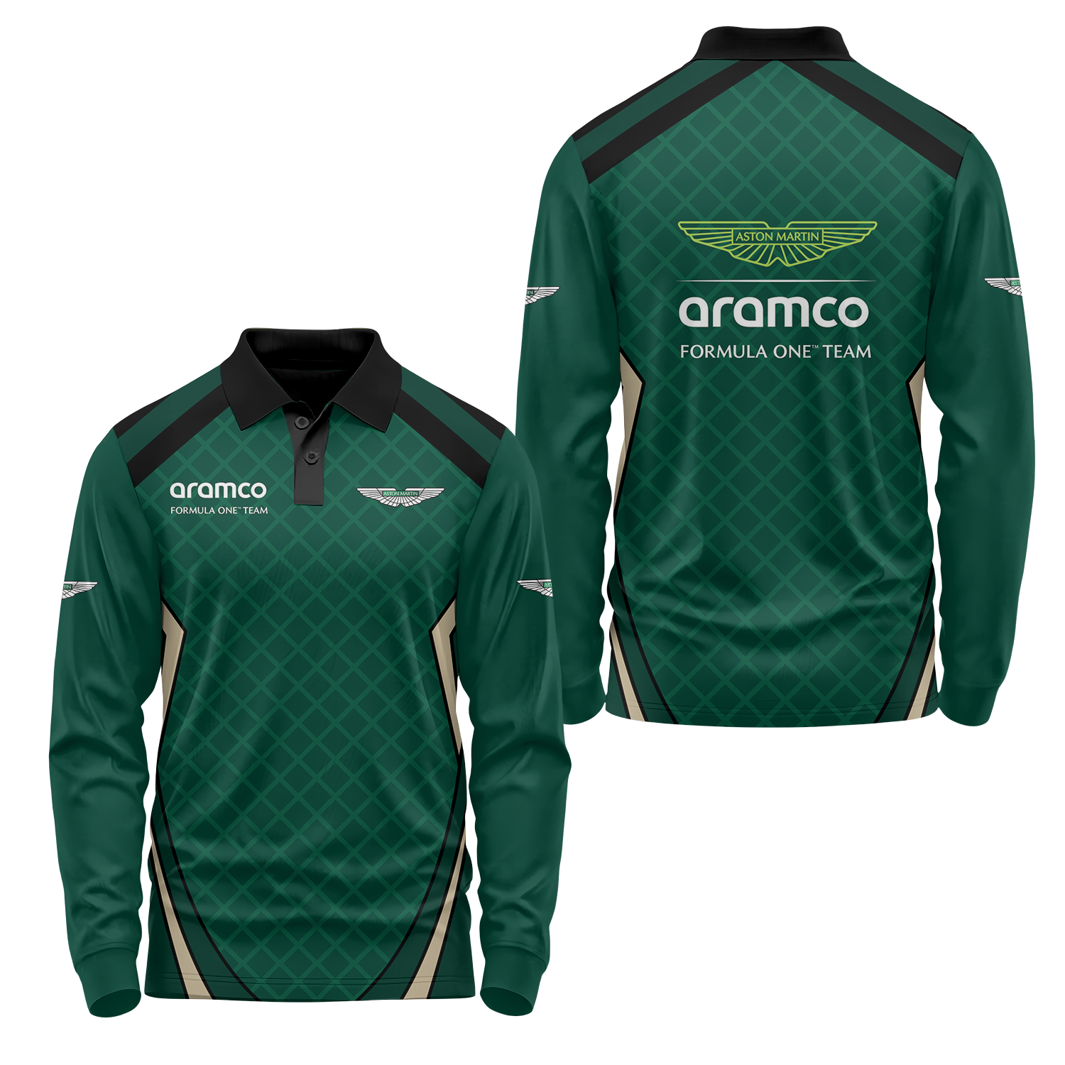 Aston Martin Long Sleeve Polo USPL334