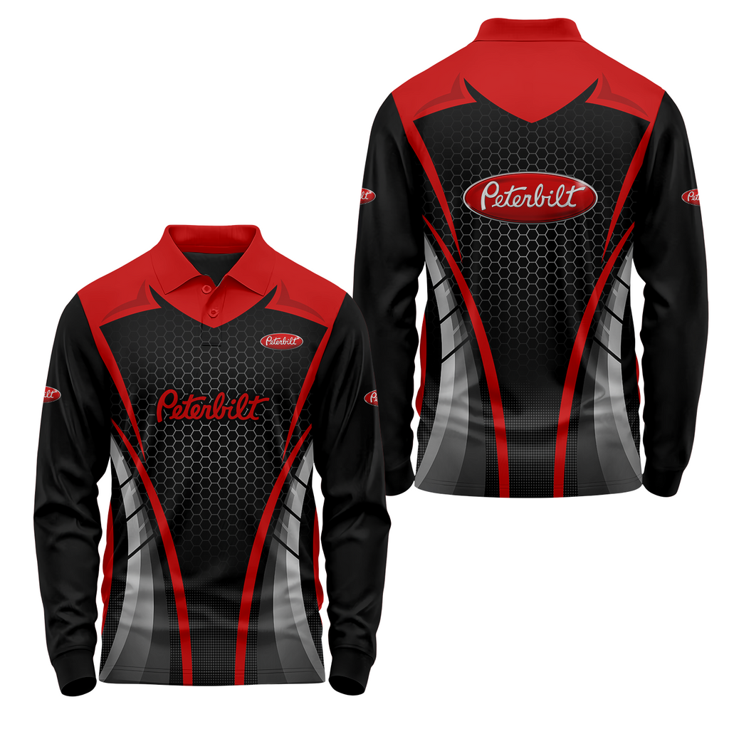 Peterbilt Long Sleeve Polo USPL1736