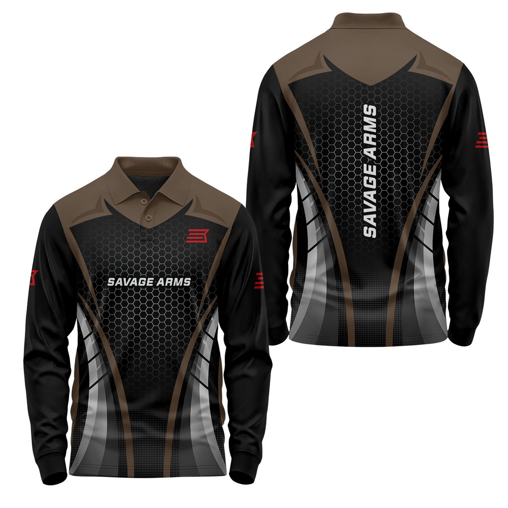 Savage Arms Long Sleeve Polo USPL2212