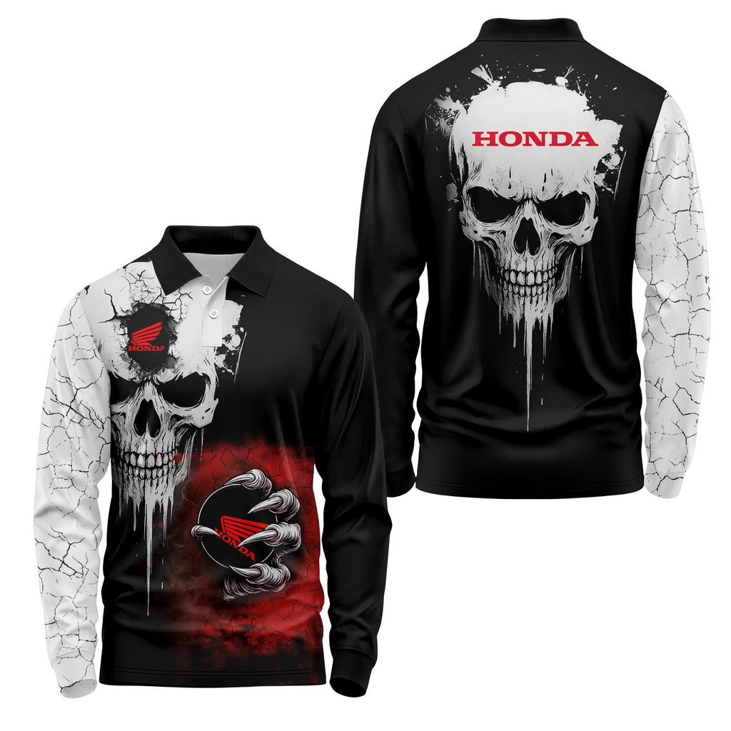 Honda Long Sleeve Polo USPL1073
